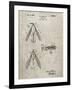 PP476-Sandstone Surface Fishing Lure Patent Poster-Cole Borders-Framed Giclee Print