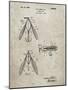 PP476-Sandstone Surface Fishing Lure Patent Poster-Cole Borders-Mounted Giclee Print