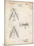 PP476-Vintage Parchment Surface Fishing Lure Patent Poster-Cole Borders-Mounted Giclee Print