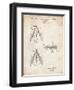 PP476-Vintage Parchment Surface Fishing Lure Patent Poster-Cole Borders-Framed Giclee Print