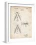 PP476-Vintage Parchment Surface Fishing Lure Patent Poster-Cole Borders-Framed Giclee Print