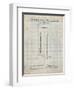 PP48 Antique Grid Parchment-Borders Cole-Framed Giclee Print