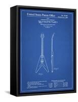 PP48 Blueprint-Borders Cole-Framed Stretched Canvas