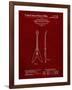 PP48 Burgundy-Borders Cole-Framed Giclee Print