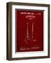 PP48 Burgundy-Borders Cole-Framed Giclee Print