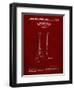 PP48 Burgundy-Borders Cole-Framed Giclee Print