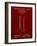 PP48 Burgundy-Borders Cole-Framed Giclee Print