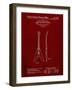 PP48 Burgundy-Borders Cole-Framed Giclee Print