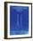 PP48 Faded Blueprint-Borders Cole-Framed Giclee Print