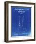 PP48 Faded Blueprint-Borders Cole-Framed Giclee Print