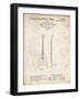 PP48 Vintage Parchment-Borders Cole-Framed Giclee Print