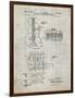 PP49 Antique Grid Parchment-Borders Cole-Framed Premium Giclee Print