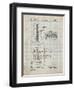 PP49 Antique Grid Parchment-Borders Cole-Framed Premium Giclee Print