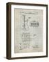 PP49 Antique Grid Parchment-Borders Cole-Framed Giclee Print