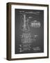 PP49 Black Grid-Borders Cole-Framed Giclee Print