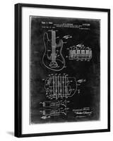 PP49 Black Grunge-Borders Cole-Framed Giclee Print