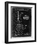 PP49 Black Grunge-Borders Cole-Framed Giclee Print