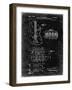 PP49 Black Grunge-Borders Cole-Framed Giclee Print