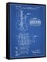 PP49 Blueprint-Borders Cole-Framed Stretched Canvas