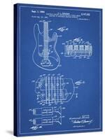 PP49 Blueprint-Borders Cole-Stretched Canvas