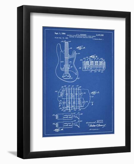 PP49 Blueprint-Borders Cole-Framed Premium Giclee Print