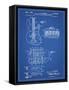 PP49 Blueprint-Borders Cole-Framed Stretched Canvas