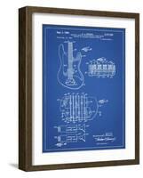 PP49 Blueprint-Borders Cole-Framed Giclee Print