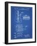 PP49 Blueprint-Borders Cole-Framed Giclee Print