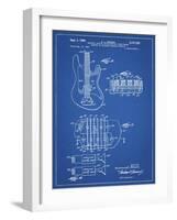 PP49 Blueprint-Borders Cole-Framed Giclee Print