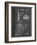 PP49 Chalkboard-Borders Cole-Framed Giclee Print