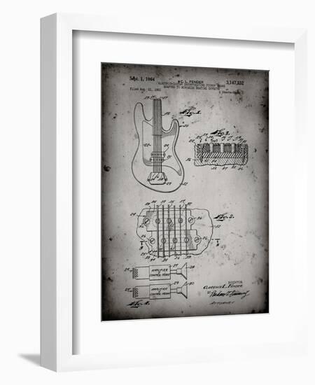 PP49 Faded Grey-Borders Cole-Framed Giclee Print