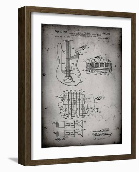 PP49 Faded Grey-Borders Cole-Framed Giclee Print