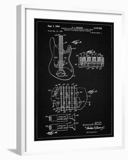 PP49 Vintage Black-Borders Cole-Framed Giclee Print