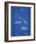 PP490-Blueprint Fishing Rod and Reel 1884 Patent Poster-Cole Borders-Framed Giclee Print