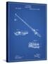 PP490-Blueprint Fishing Rod and Reel 1884 Patent Poster-Cole Borders-Stretched Canvas