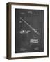 PP490-Chalkboard Fishing Rod and Reel 1884 Patent Poster-Cole Borders-Framed Giclee Print