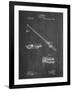 PP490-Chalkboard Fishing Rod and Reel 1884 Patent Poster-Cole Borders-Framed Giclee Print