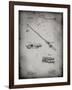 PP490-Faded Grey Fishing Rod and Reel 1884 Patent Poster-Cole Borders-Framed Giclee Print