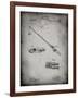 PP490-Faded Grey Fishing Rod and Reel 1884 Patent Poster-Cole Borders-Framed Giclee Print