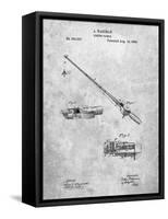 PP490-Slate Fishing Rod and Reel 1884 Patent Poster-Cole Borders-Framed Stretched Canvas