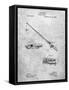 PP490-Slate Fishing Rod and Reel 1884 Patent Poster-Cole Borders-Framed Stretched Canvas