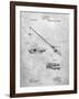 PP490-Slate Fishing Rod and Reel 1884 Patent Poster-Cole Borders-Framed Giclee Print