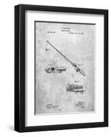 PP490-Slate Fishing Rod and Reel 1884 Patent Poster-Cole Borders-Framed Giclee Print