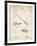 PP490-Vintage Parchment Fishing Rod and Reel 1884 Patent Poster-Cole Borders-Framed Giclee Print