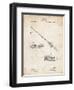 PP490-Vintage Parchment Fishing Rod and Reel 1884 Patent Poster-Cole Borders-Framed Giclee Print