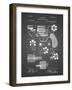 PP5 Black Grid-Borders Cole-Framed Giclee Print