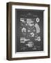 PP5 Black Grid-Borders Cole-Framed Giclee Print