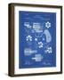 PP5 Blueprint-Borders Cole-Framed Giclee Print