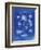 PP5 Faded Blueprint-Borders Cole-Framed Giclee Print