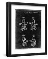 PP50 Black Grunge-Borders Cole-Framed Giclee Print